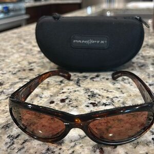 Riding sunglasses  Brand: Panoptx windproof. Never worn. Color tortoise.